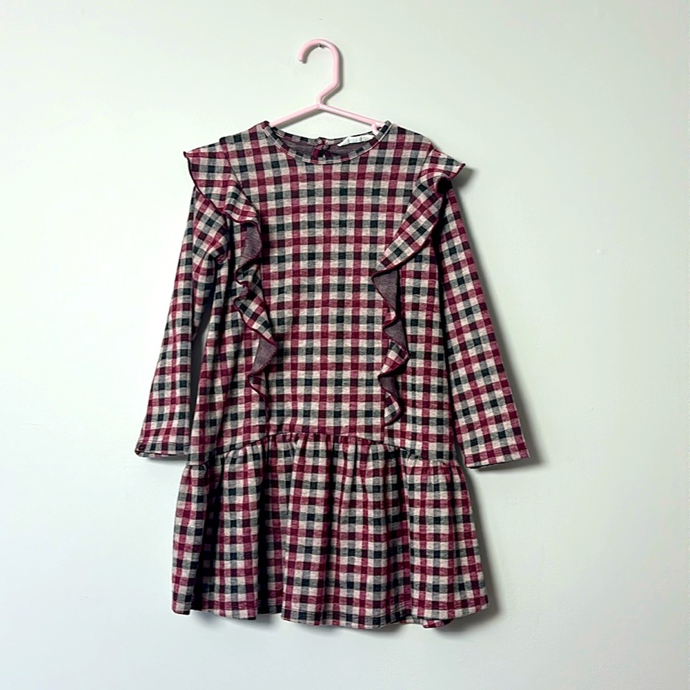 Plaid Sweater Dress